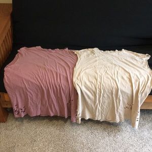 2 pacsun sleeveless shirts size M